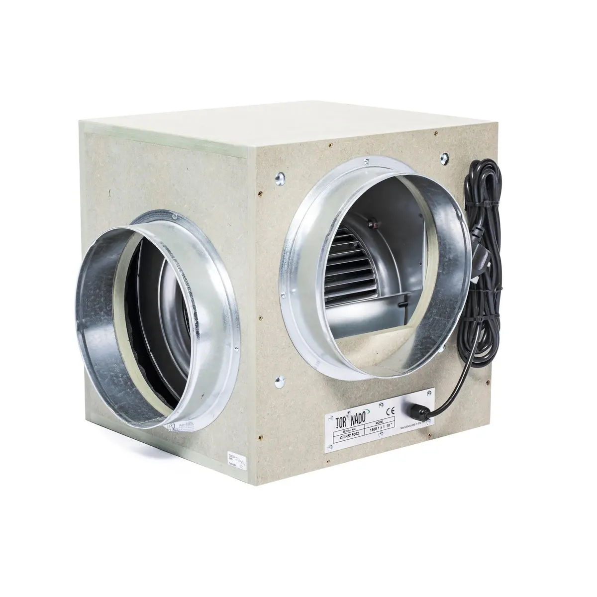 Tornado Acoustic Box Fan 1500 1