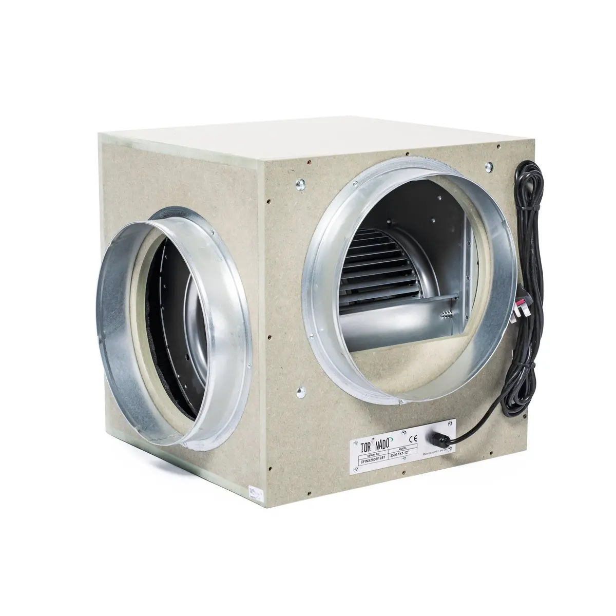 Tornado Acoustic Box Fan 2500 1