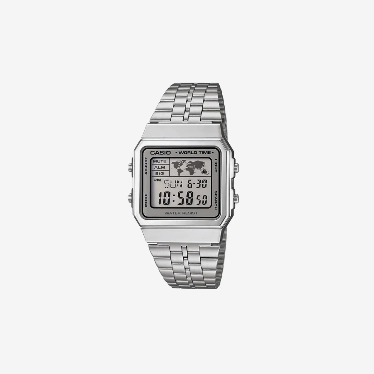 Casio A500wa-7 Classic Digital Display Quartz Silver Watch 1
