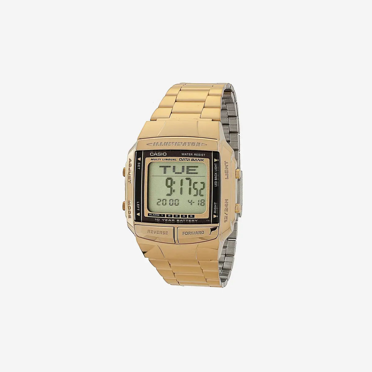 Casio Gold & Black Digital Watch - Gold / One Size Db-360G-9A 1