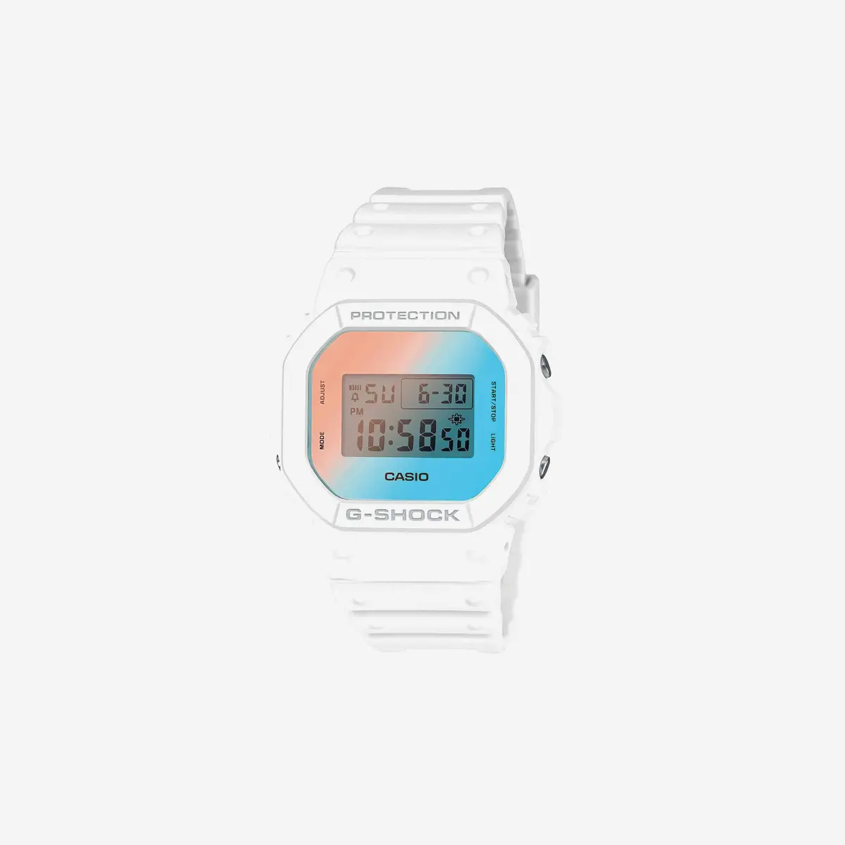 Casio G-Shock Beach Time Lapse White Digital Watch Dw-5600Tl-7 1