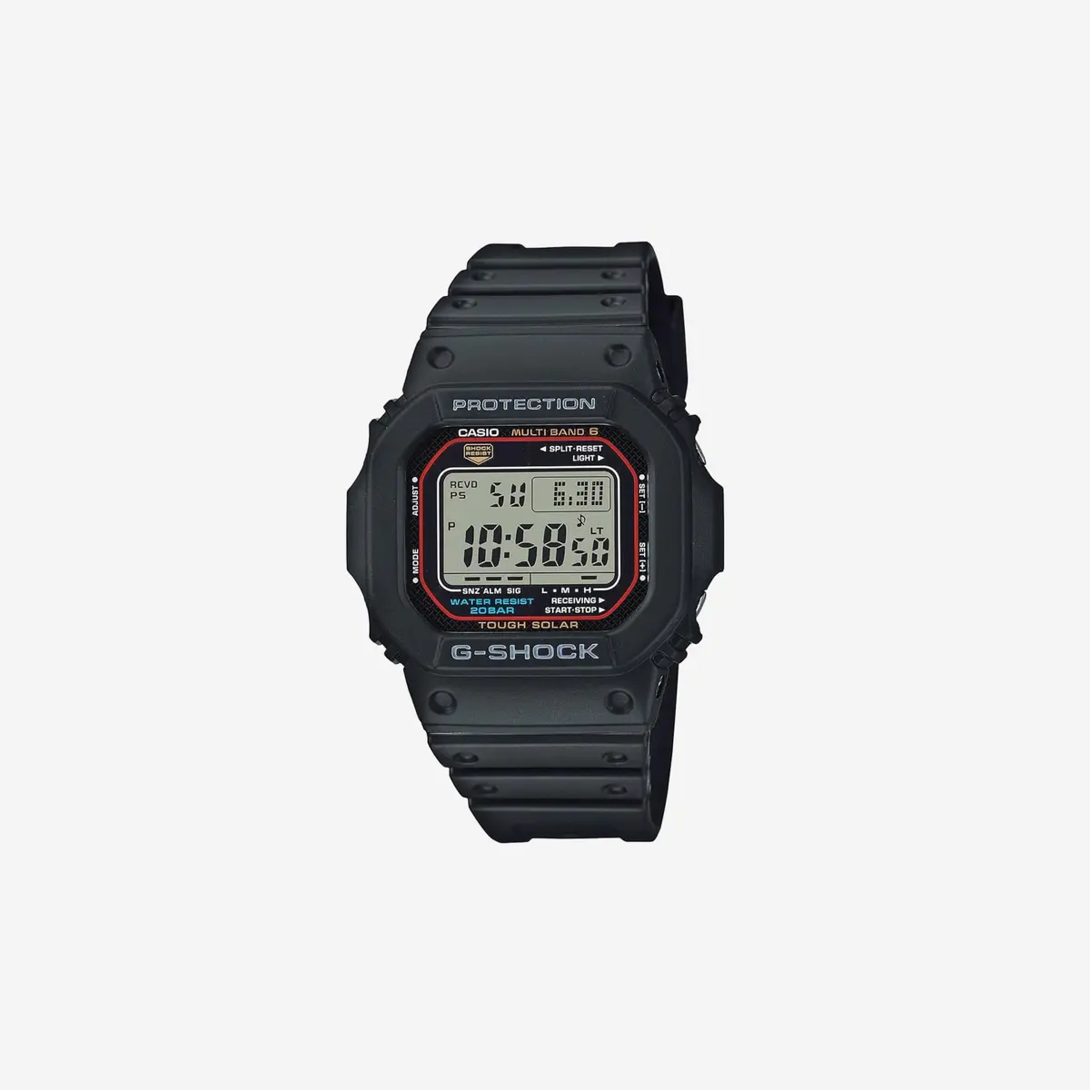 Casio Digital Quartz Watch With Plastic Strap Gw-M5610u-1Er, Black 1