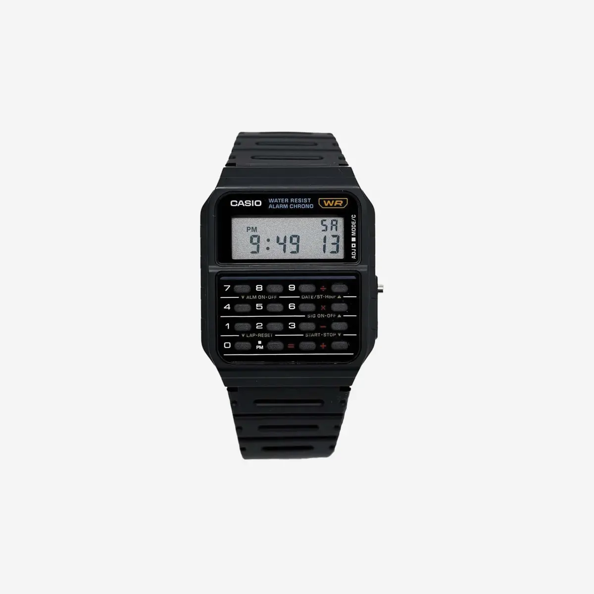Casio Ca53w Vintage Series / Data Bank / 1/100 Sec Stopwatch / Water Resistant / 8 Digit Calculator / Dual Time / Resin Band / Resin Case / Auto Calendar / Daily Alarm / 5 Year Battery 1