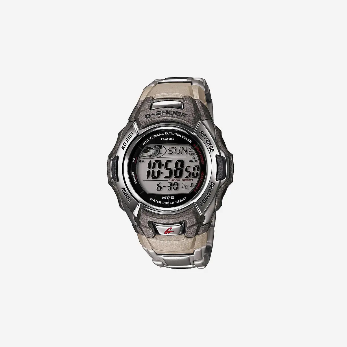 Casio G-Shock Mtgm900da-8Cr Tough Solar Atomic Stainless Steel Sport Watch 1
