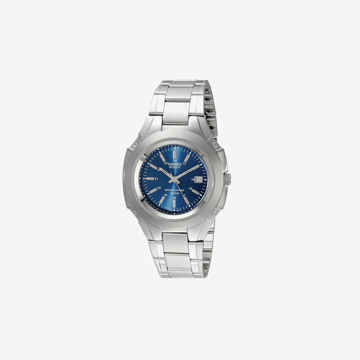 Casio Mtp3050d-2Av Classic 10-Year Battery Stainless Steel Dress Watch 1