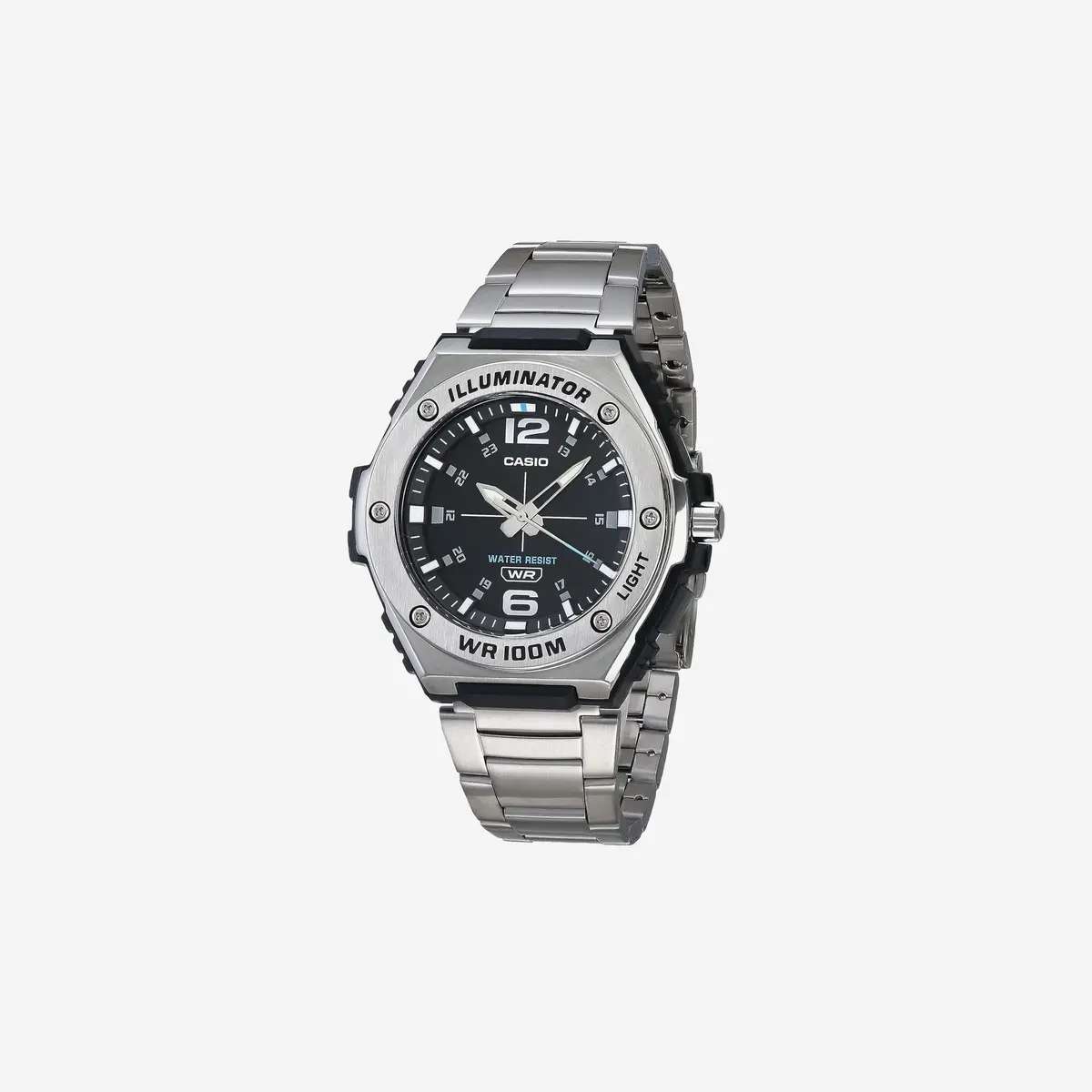 Casio Mwa100h Series / Analog Watch /100M Wr / Stainless Steel Bezel / Led Illuminator Backlight With Afterglow / Resin Band / 3 Hands (Hr, Min, Sec) / 3 Year Battery 1