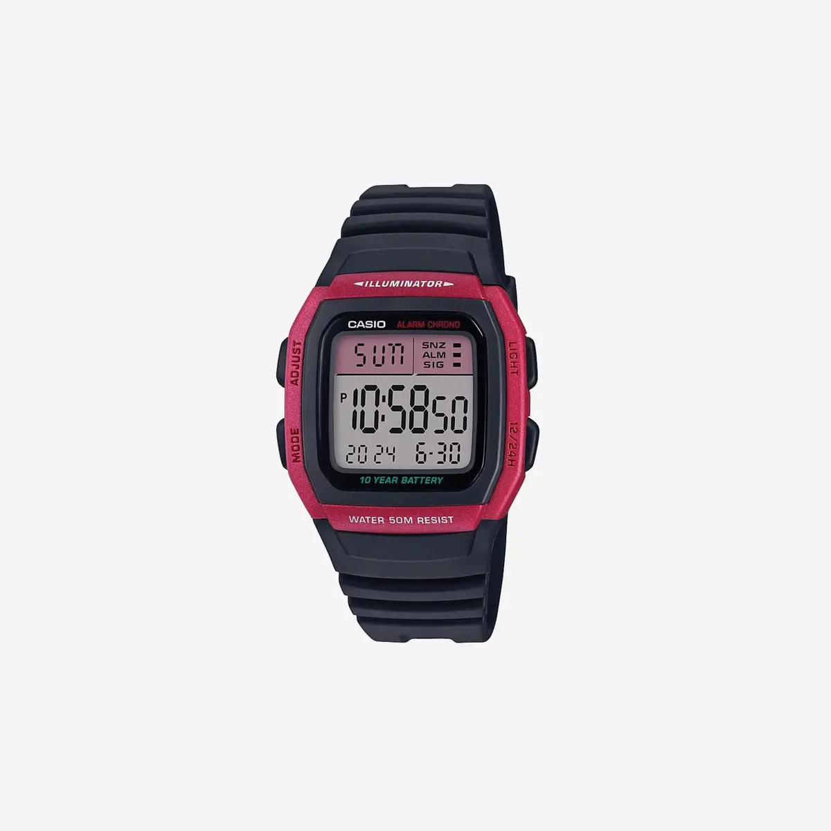 Casio W-96H-4Avcf Classic Digital Display Quartz Black Watch 1