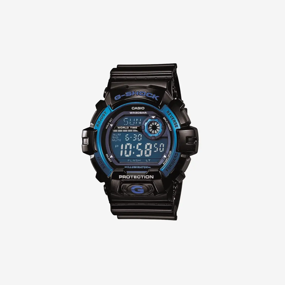 Casio G8900a-1Cr G-Shock Black And Blue Resin Digital Sport Watch 1