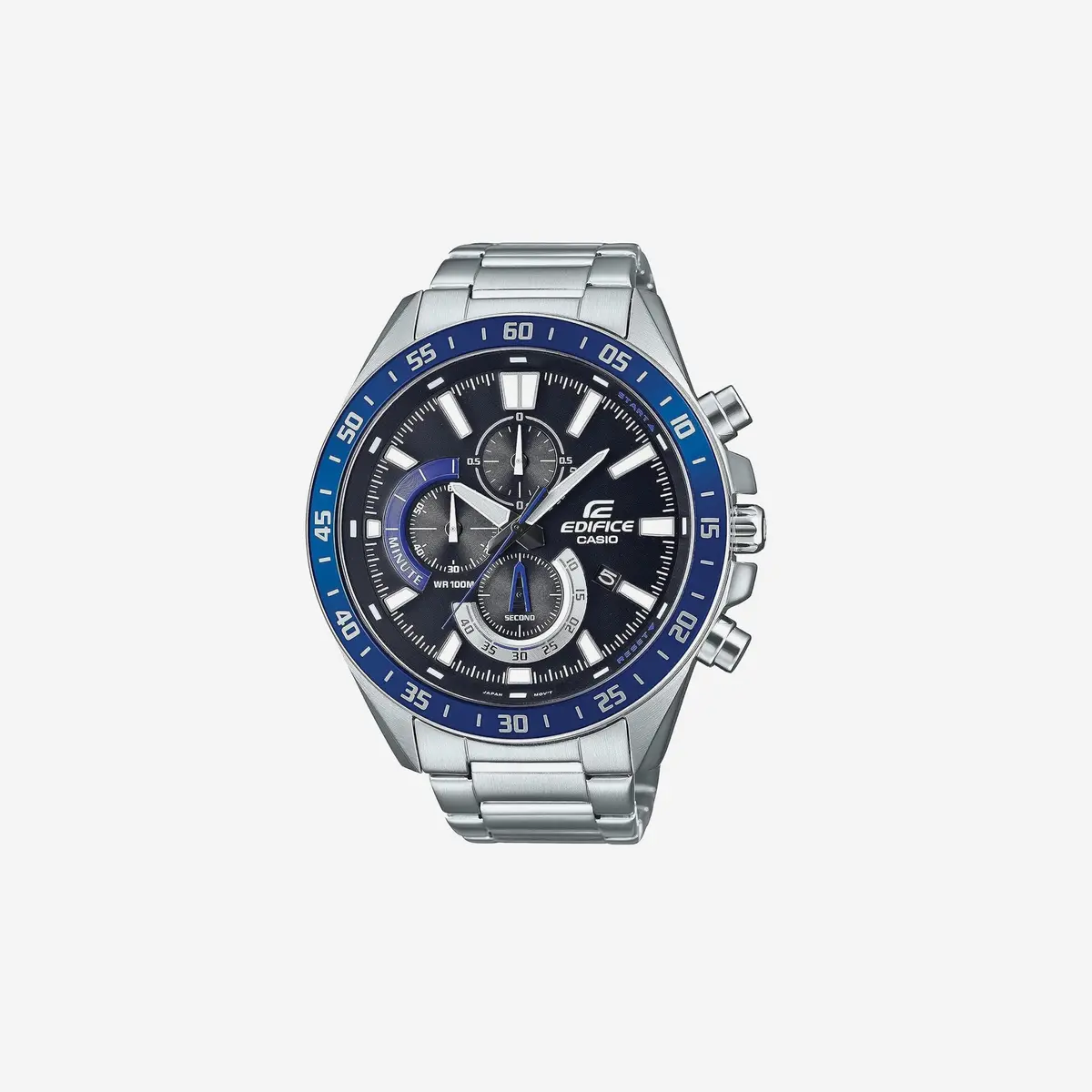 Casio Quartz Sport Watch With Stainless Steel Strap, Silver-Tone, 22 (Model: Efv620d-1A2v), Tba 1