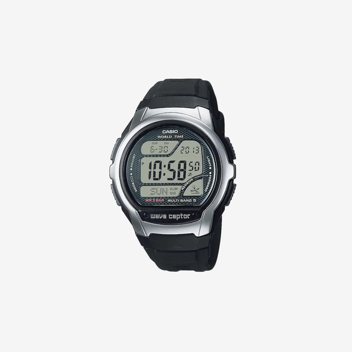Casio Digital Quartz Watch With Plastic Strap Wv-58R-1Aef, Black, Wv-58R-1Aef-Amzuk 1