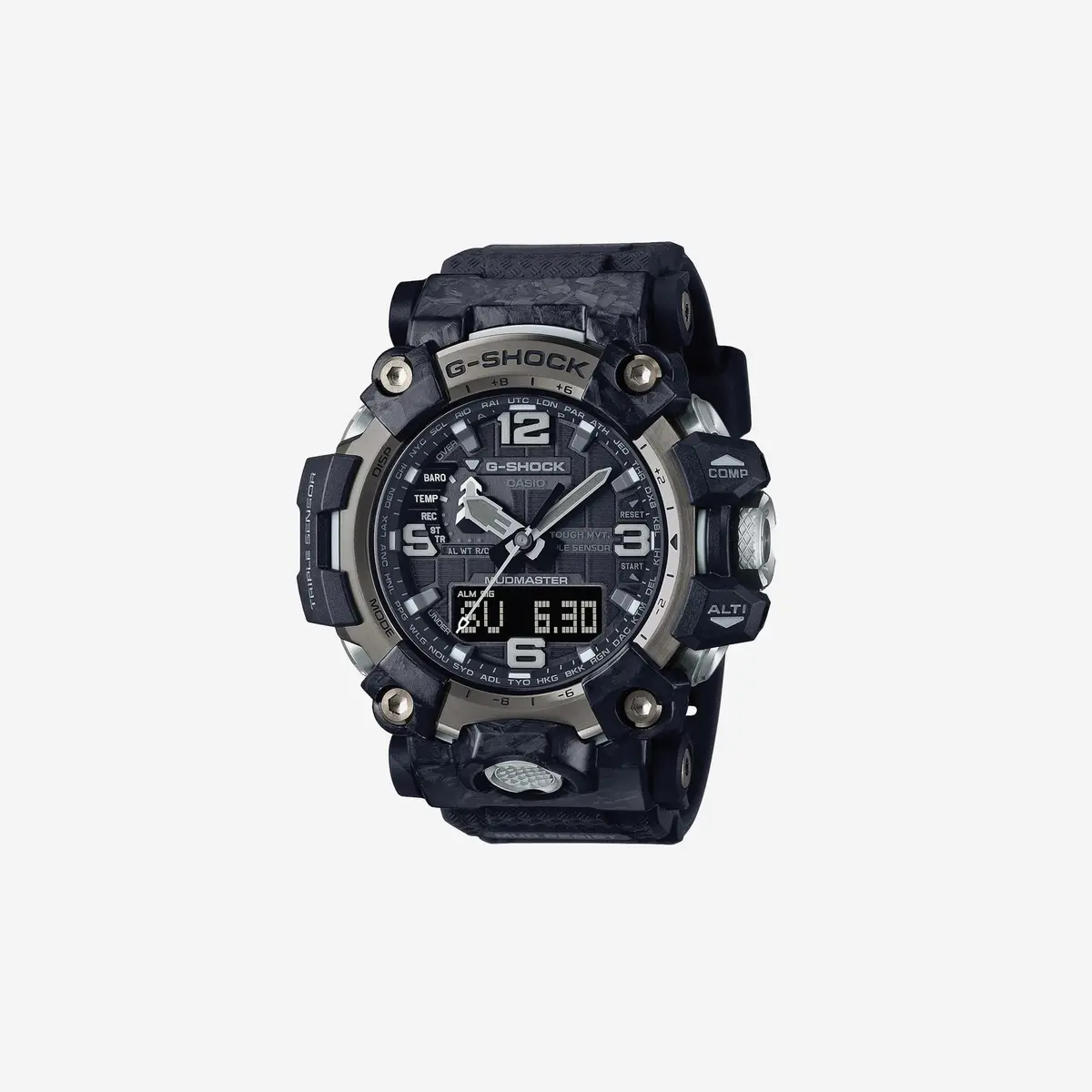 Casio Gwg-2000-1A1jf G-Shock Carbon Mudmaster Radio Solar Triple Sensor Shipped From Japan 1