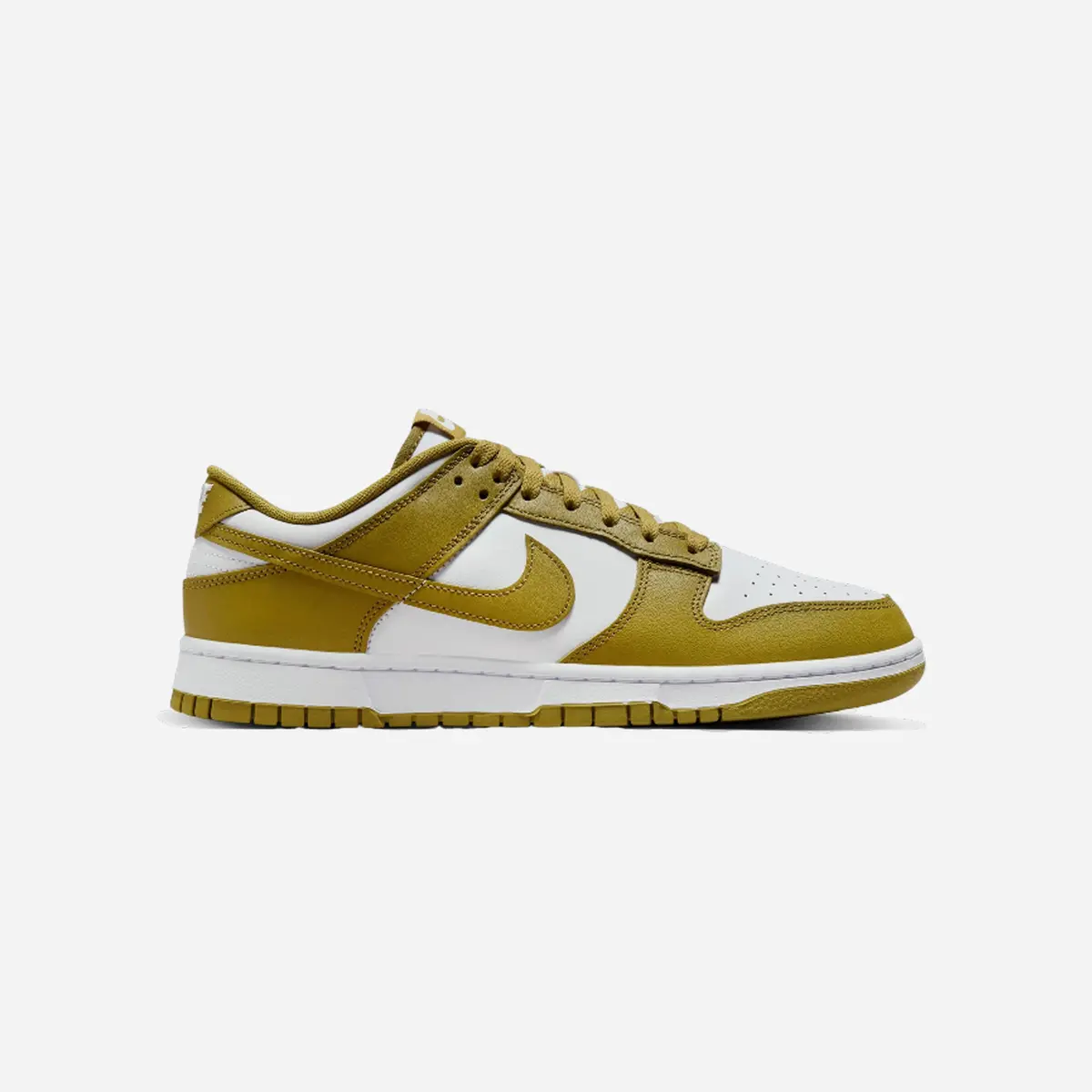 Nike Dunk Low Retro Lifestyle Shoes White/Pacific Moss 1