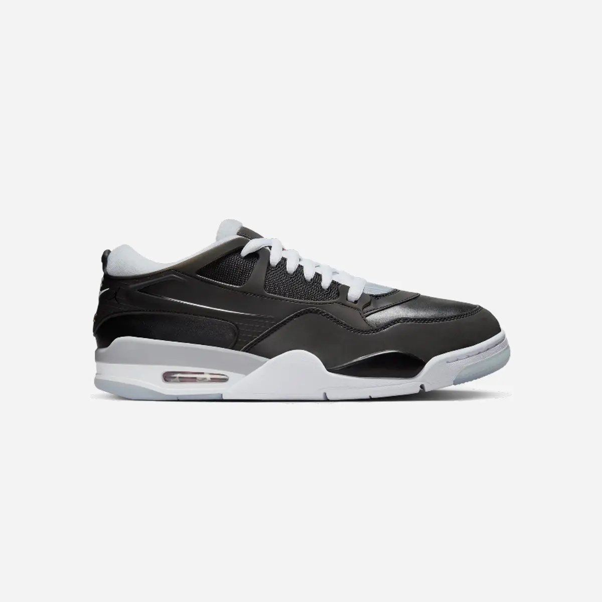 Nike Air Jordan 4 Rm Lifestyle Shoes Black/Wolf Grey/Fire Red 1