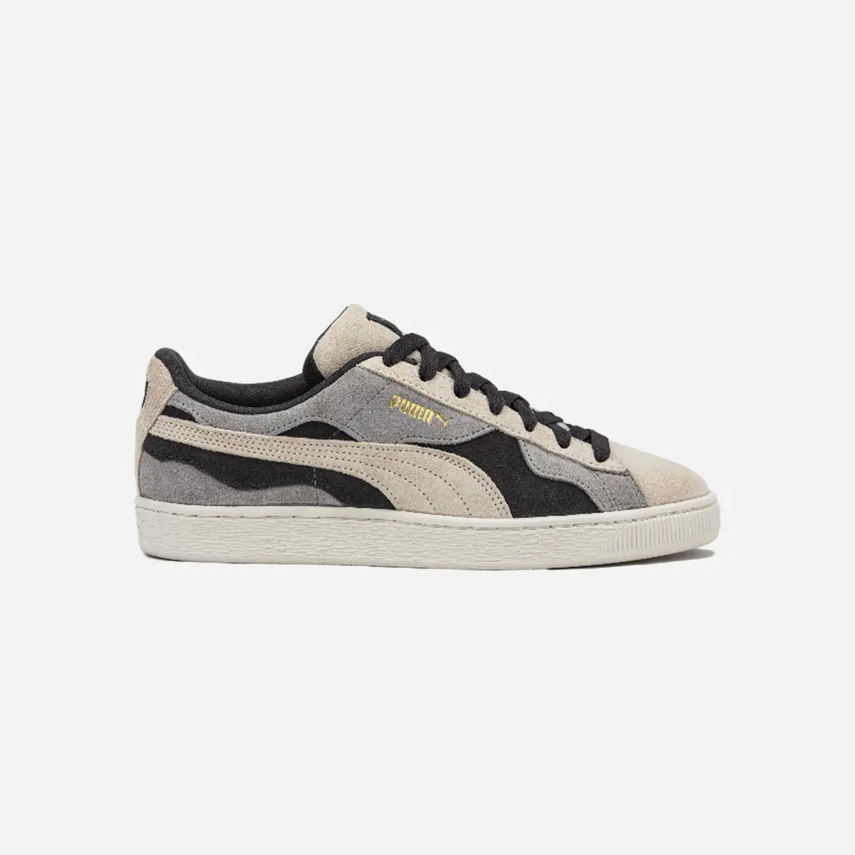 Puma Shoe Palace Exclusive Suede Camowave Lifestyle Shoes Grey/White 1