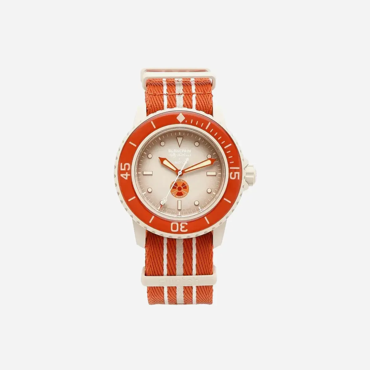 Swatch X Blanpain Bioceramic Scuba Fifty Fathoms Arctic Ocean 1