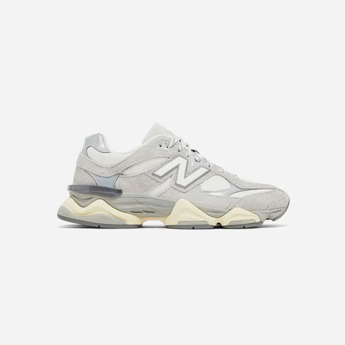 New Balance 9060 Light Grey White 1