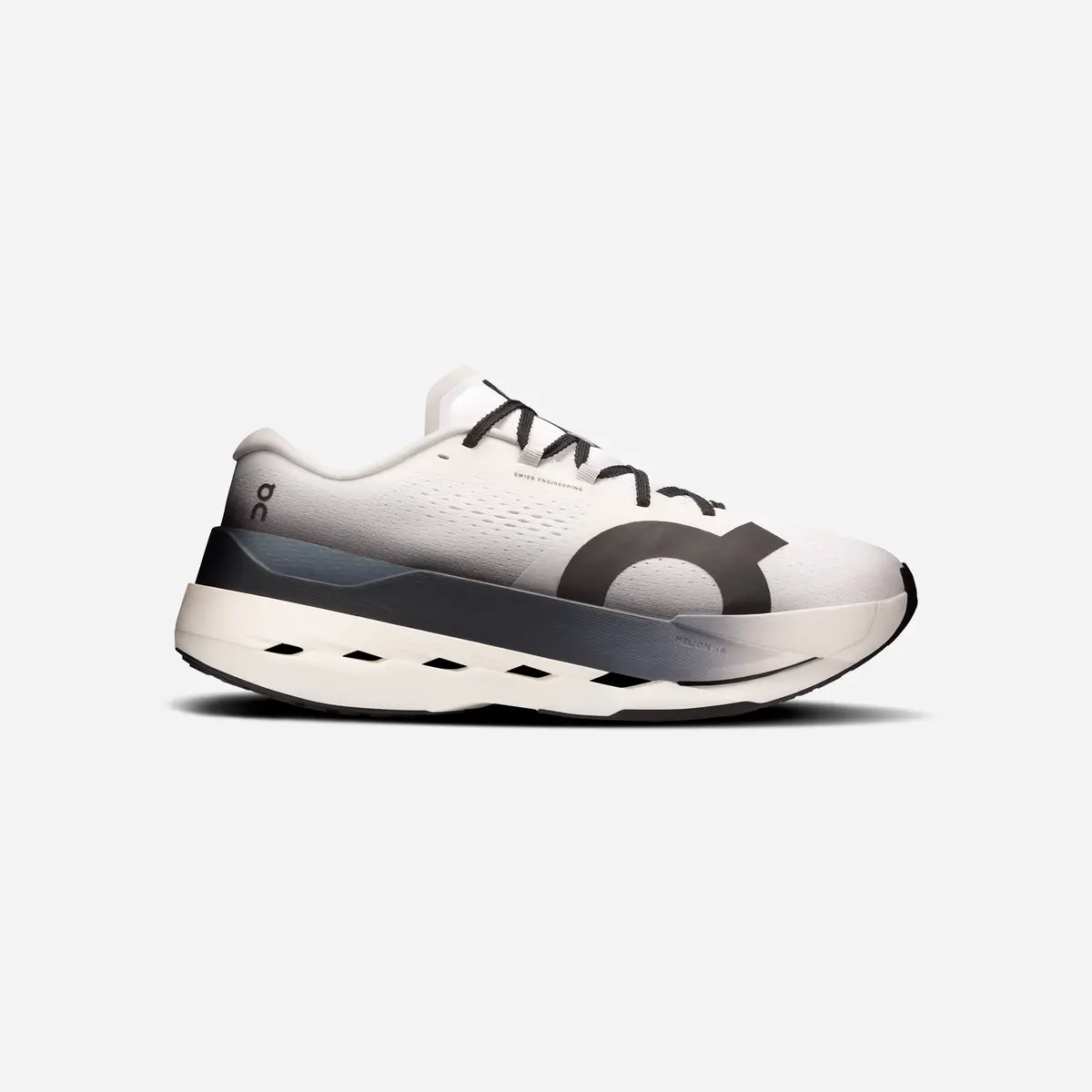 On Cloudboom Max White Black 1