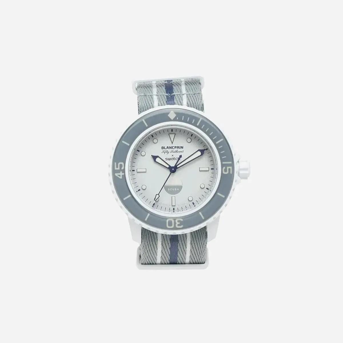 Swatch X Blancpain Bioceramic Scuba Fifty Fathoms Antarctic Ocean 1