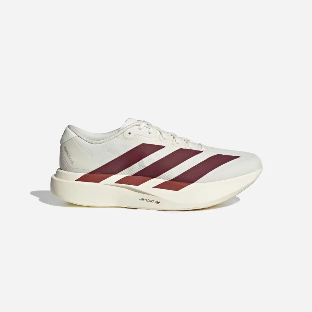 Adidas Adizero Evo Sl Off White / Maroon / Mystery Red 1