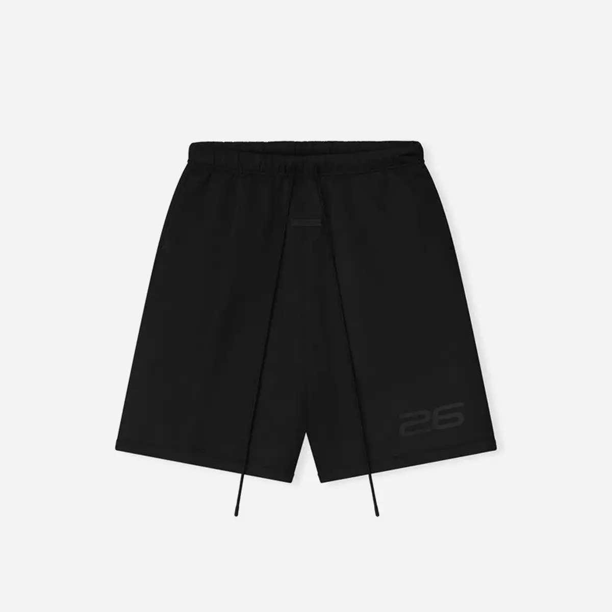 Fear Of God Essentials Satin Fleece Relaxed Sweatshort Vintage Black 1