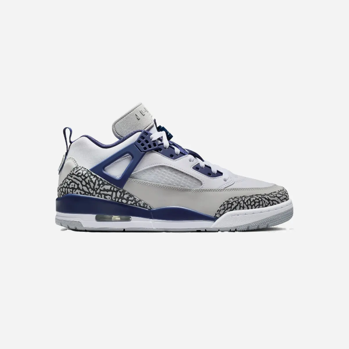Jordan Spizike Low Basketball Shoes White/Midnight Navy/Neutral Grey 1