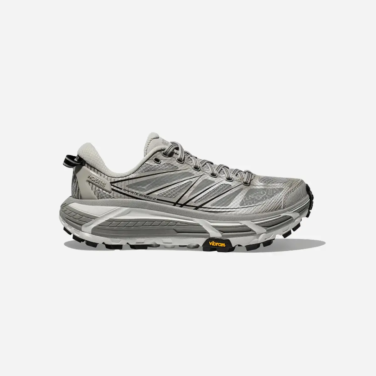 Hoka Mafate Speed 2 Running Shoes Stellar Grey/Galactic Grey 1