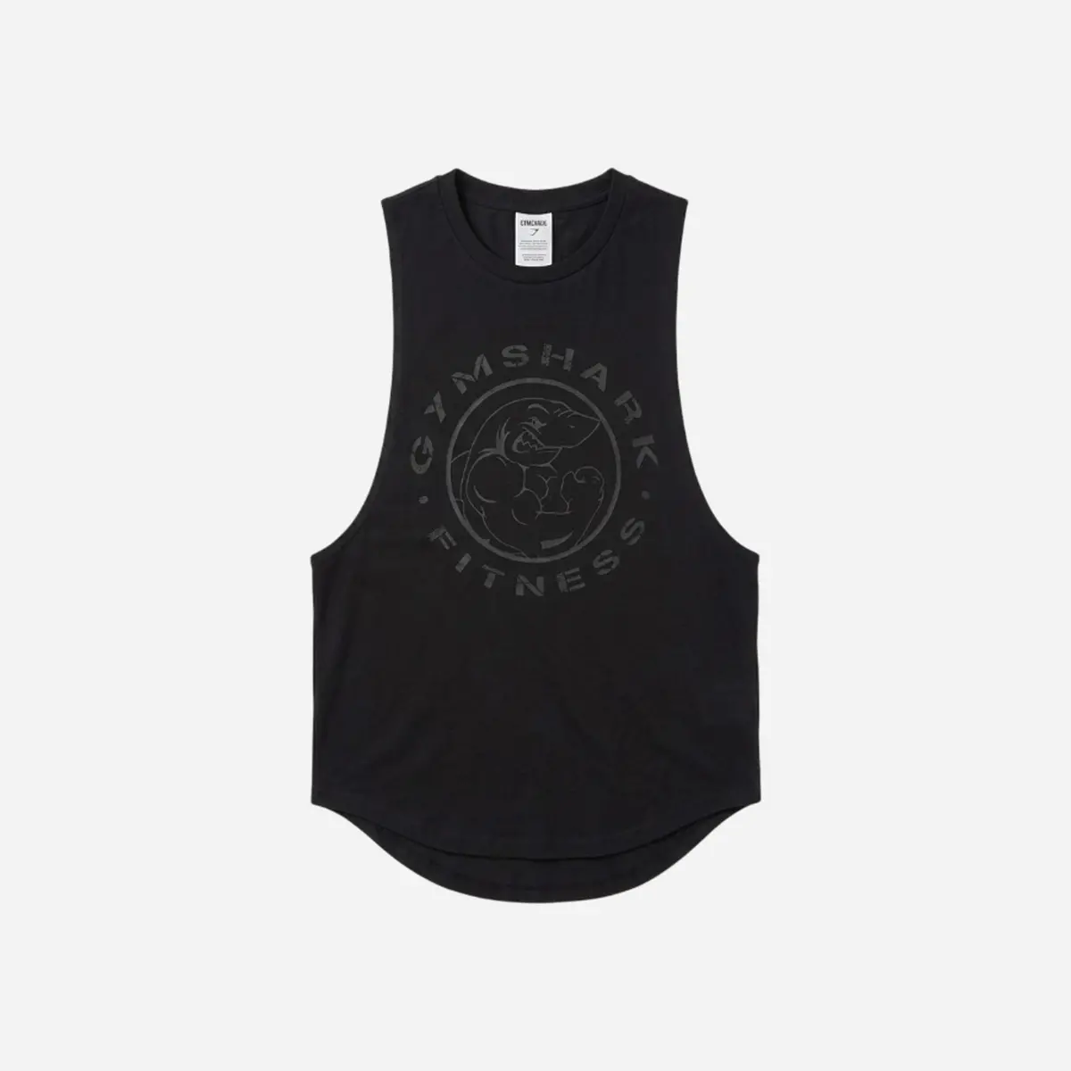 Gymshark Legacy Drop Arm Tank Black Slim Fit 1