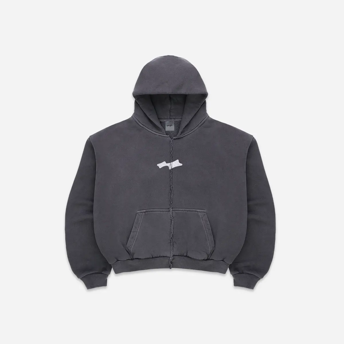 Skylrk No Zip Hoodie Ash 1