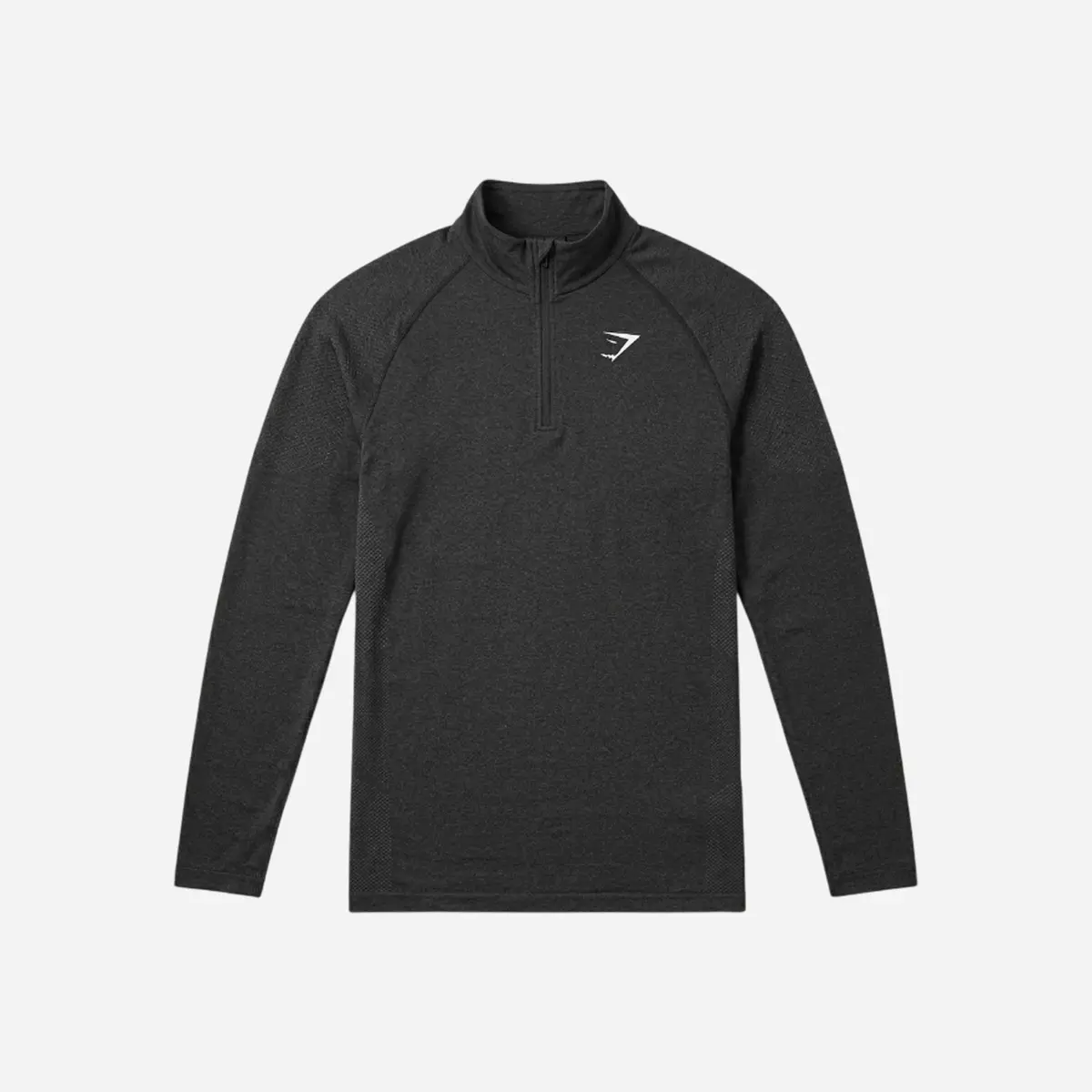 Gymshark Vital 1/4 Zip Black/Silhouette Grey Slim Fit 1
