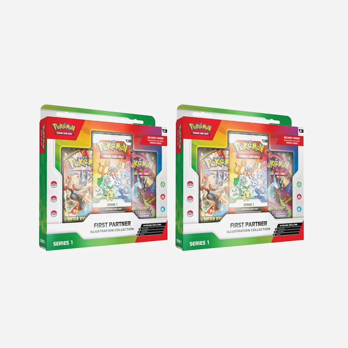 2026 Pokemon First Partner Illustration Collection Series 1 Box 2X Lot 1