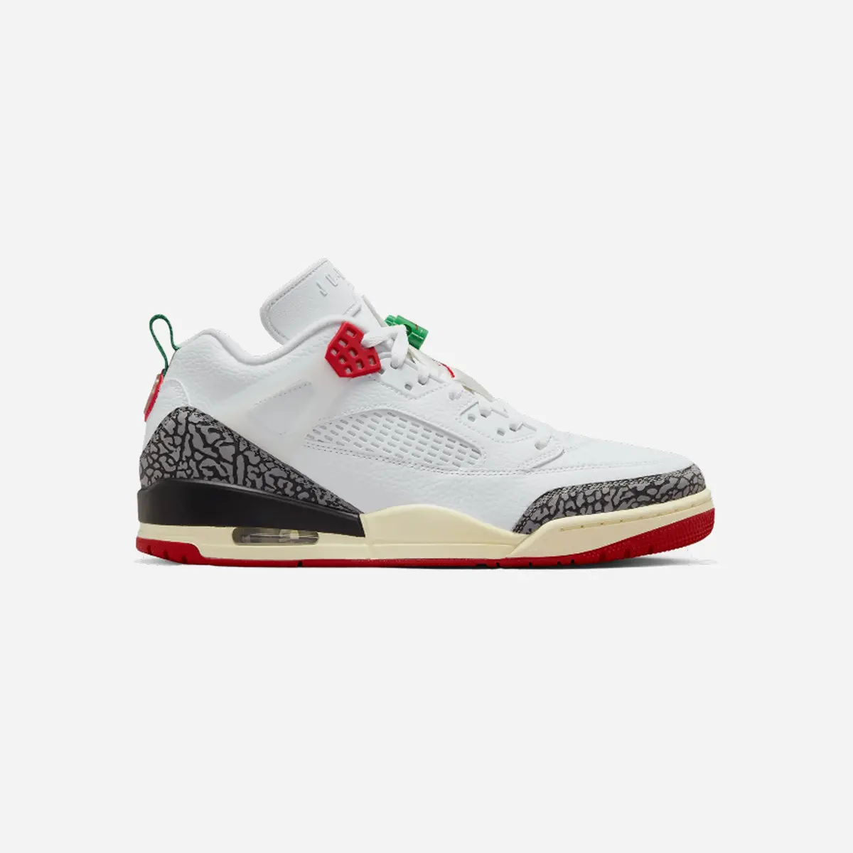 Nike Air Jordan Spizike Low Do The Right Thing Basketball Shoes White/Coconut Milk/Black/Varsity Red 1