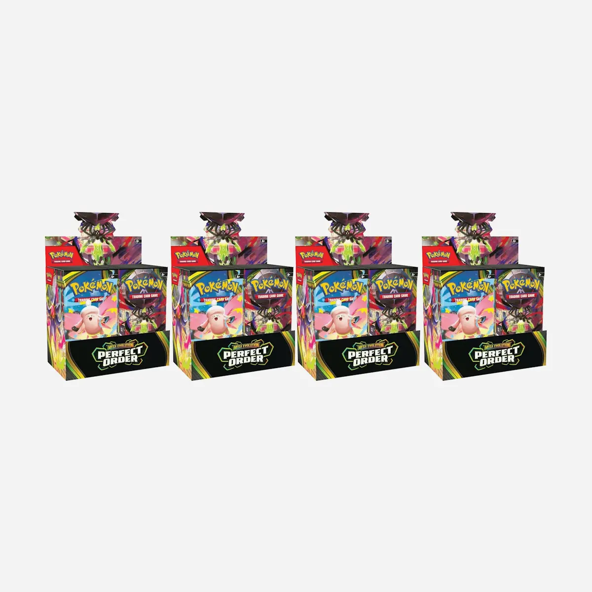 2026 Pokemon Mega Perfect Order Booster Box 4X Lot 1