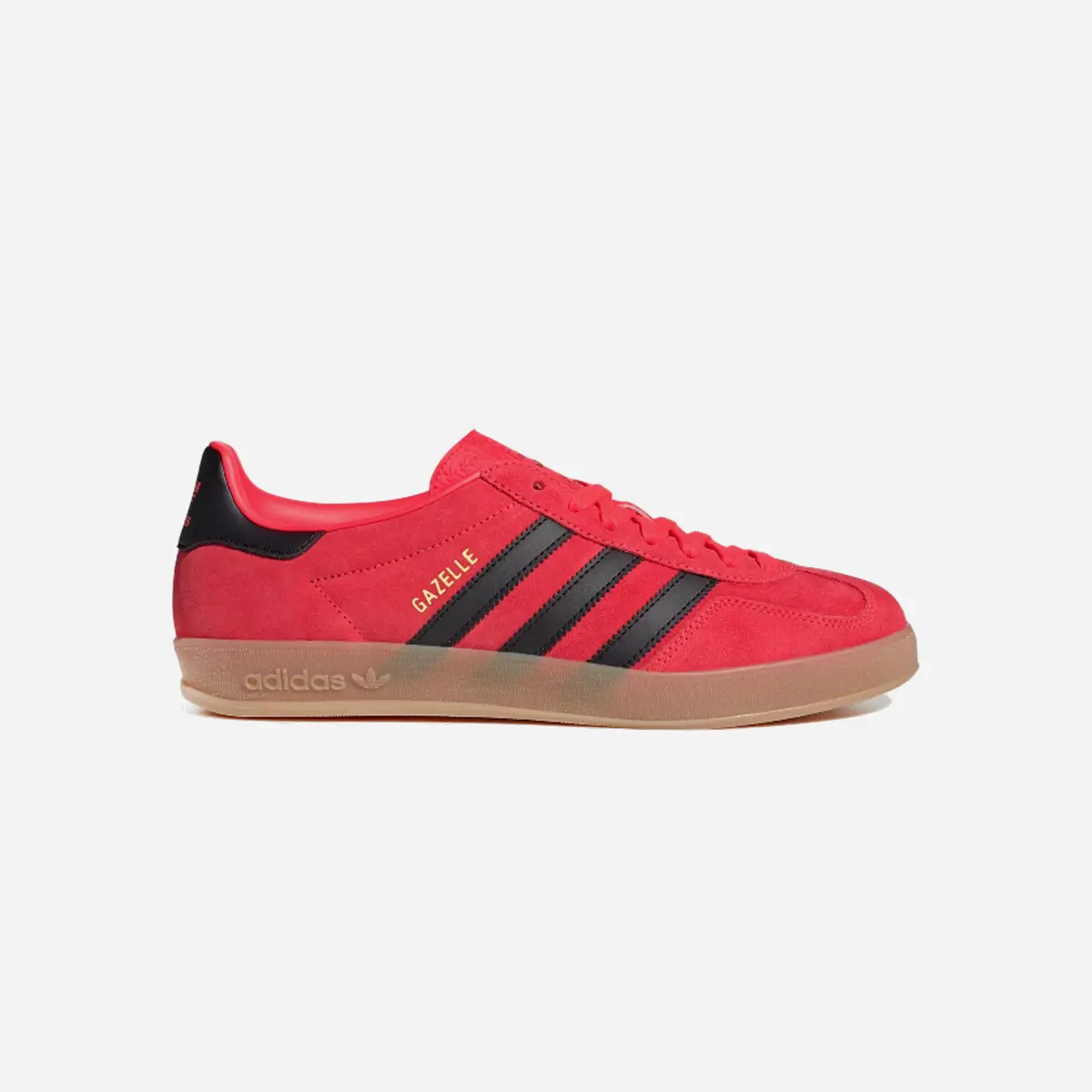 Adidas Gazelle Indoor Lifestyle Shoes Lucid Red/Core Black/Gold Metallic 1