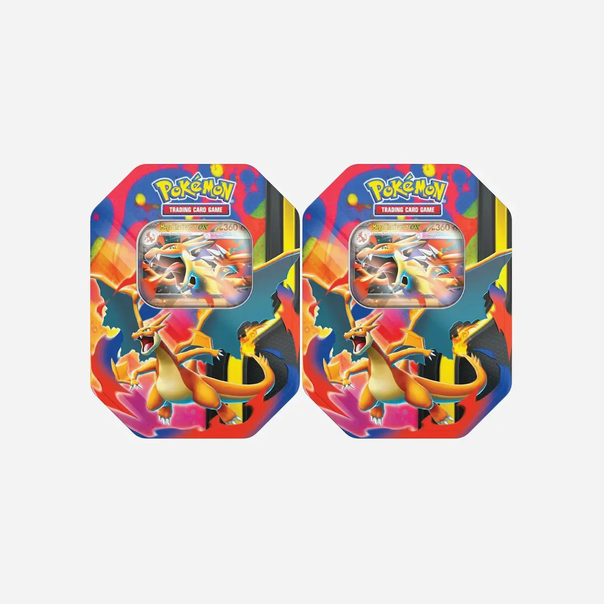 2026 Pokemon Mega Charizard Y Ex Tin 2X Lot 1