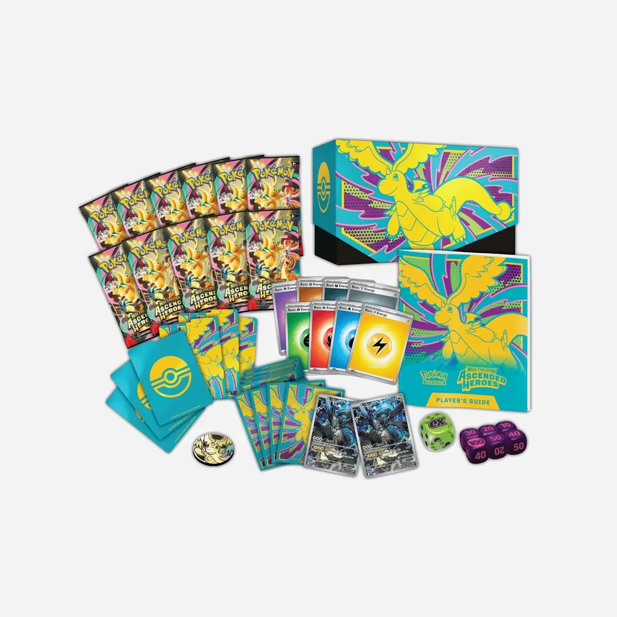 2026 Pokemon Mega Evolution Ascended Heroes Pokemon Center Elite Trainer Box 8X Lot 2