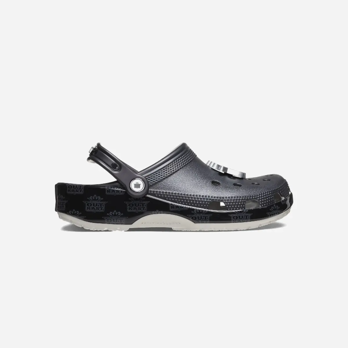 Crocs Outkast Classic Clog Sandals Black/Silver 1