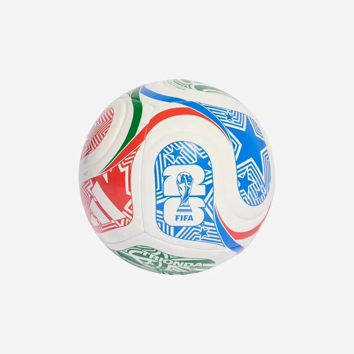 Adidas Fifa World Cup 26 Trionda Club Ball White / Vivid Red / Glow Blue / Green 1
