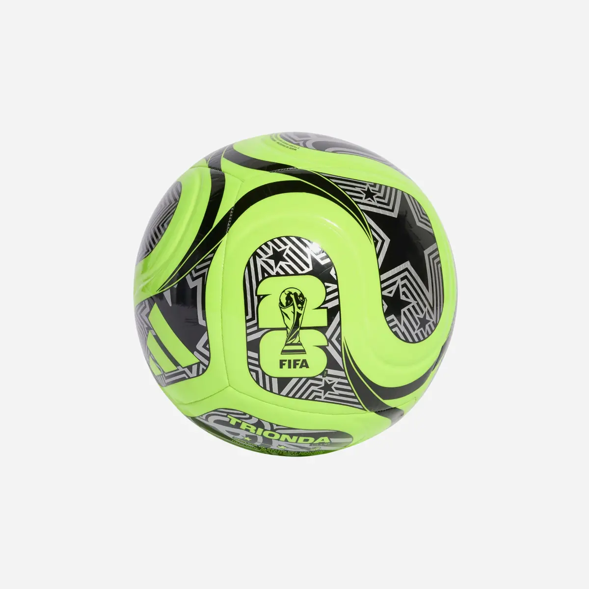 Adidas Fifa World Cup 26 Trionda Club Ball Lucid Lemon / Black / Silver Metallic 1