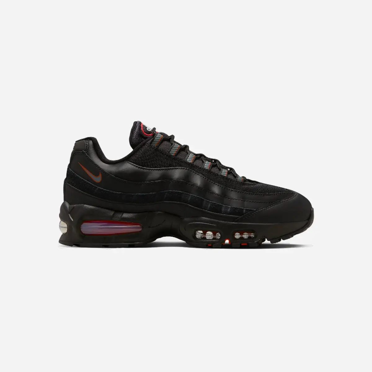 Nike Air Max 95 Big Bubble Running Shoes Black/Smoke Grey/Univertsity Red/White 1