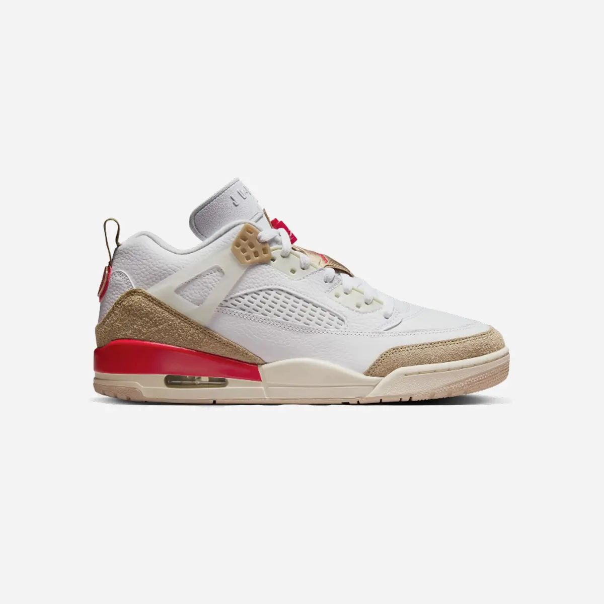 Jordan Spizike Low Lifestyle Shoes White/Desert Camo/Sail/Fire Red 1