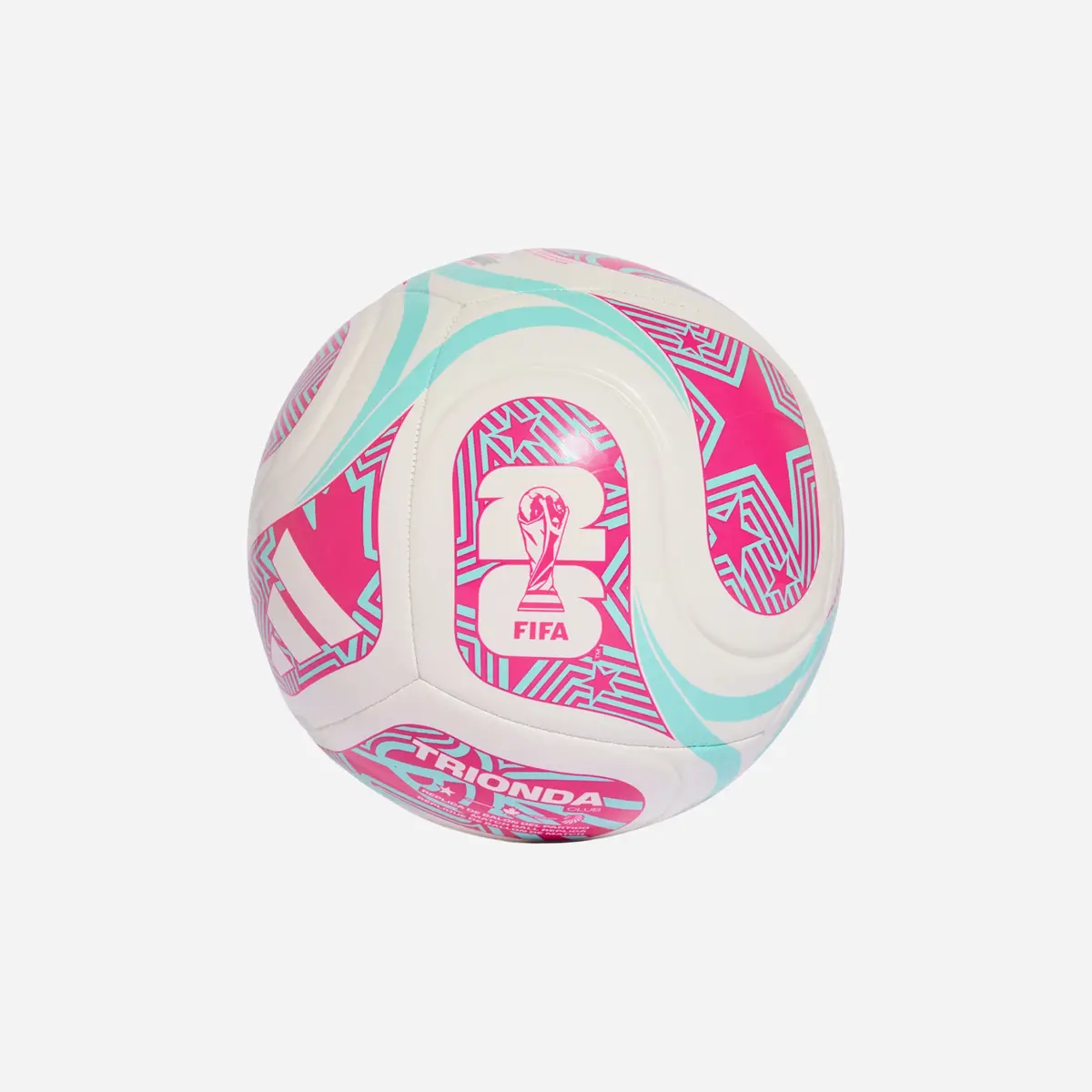 Adidas Fifa World Cup 26 Trionda Club Ball White / Flash Aqua / Shock Pink 1