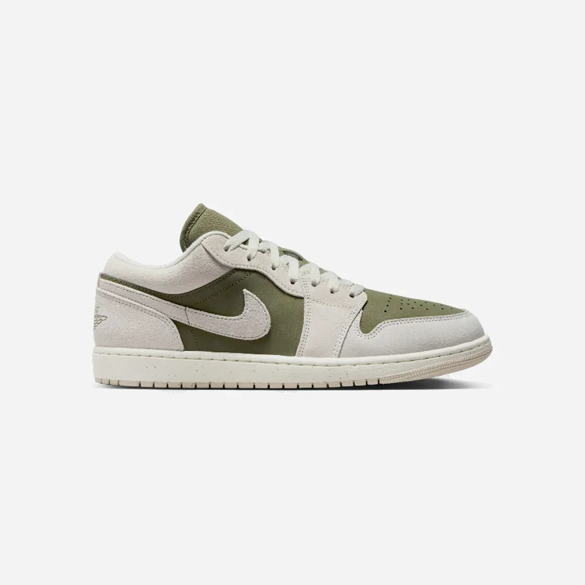 Nike Air Jordan 1 Low Se Lifestyle Shoes Medium Olive/Sail/Light Orewood Brown 1