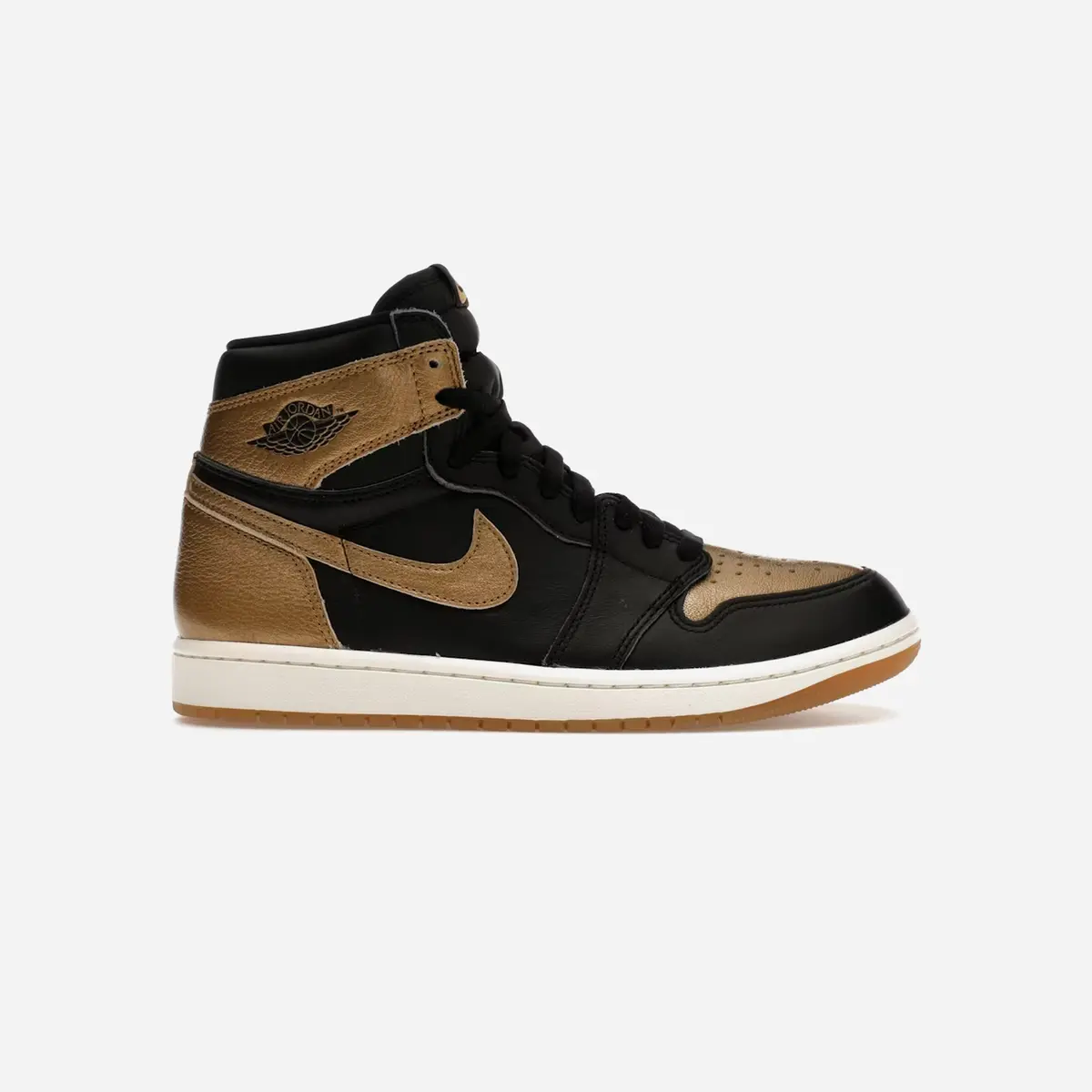 Nike Air Jordan 1 High Black Gold 1