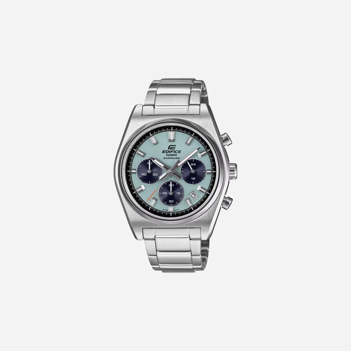 Casio Edifice Standard Chronograph Efb-730D-2Bv Blue Dial Stainless Steel Watch 1