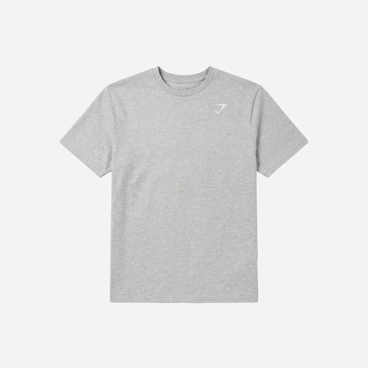 Gymshark Crest T-Shirt Light Grey Marl Regular Fit 1