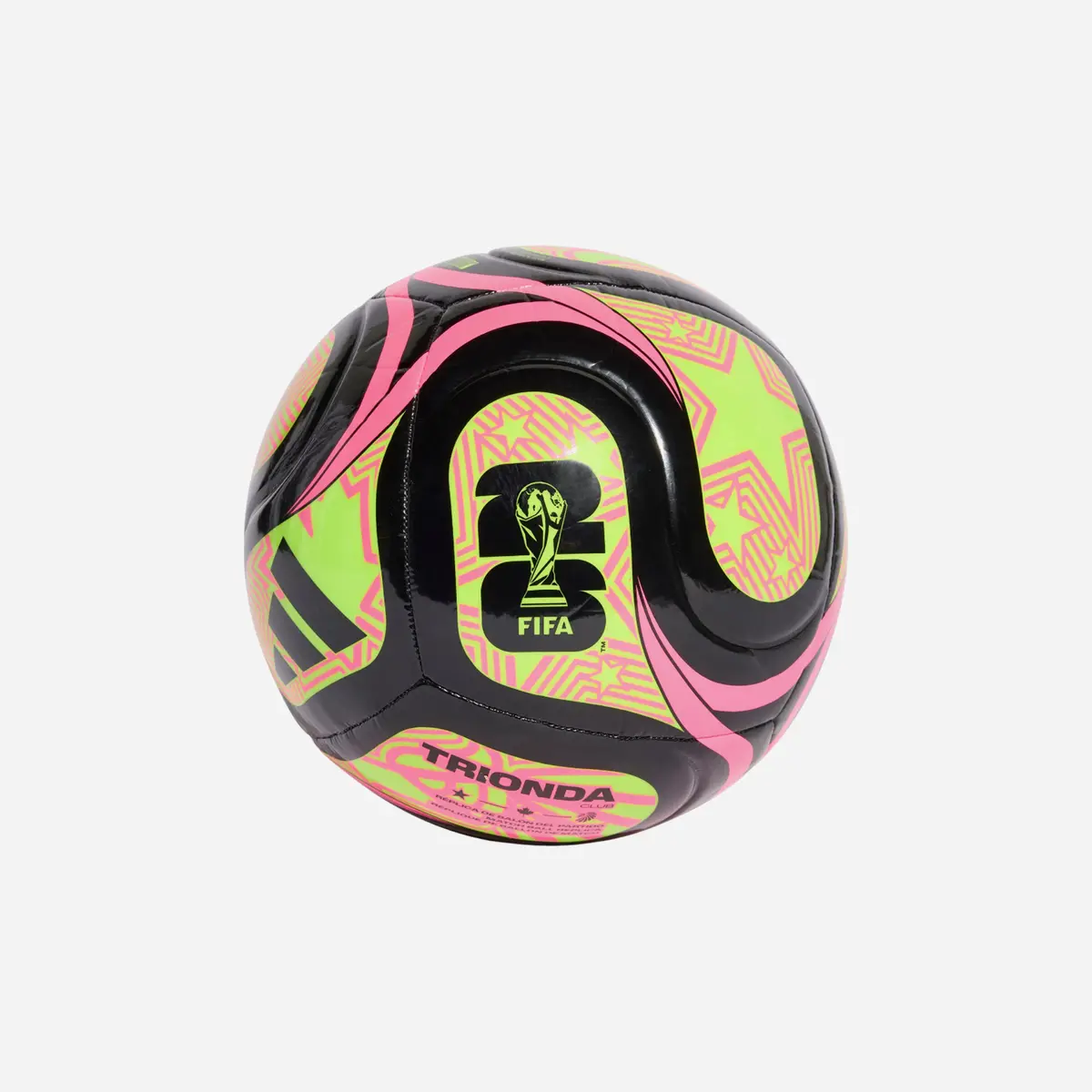 Adidas Fifa World Cup 26 Trionda Club Ball Black / Lucid Lemon / Lucid Pink 1