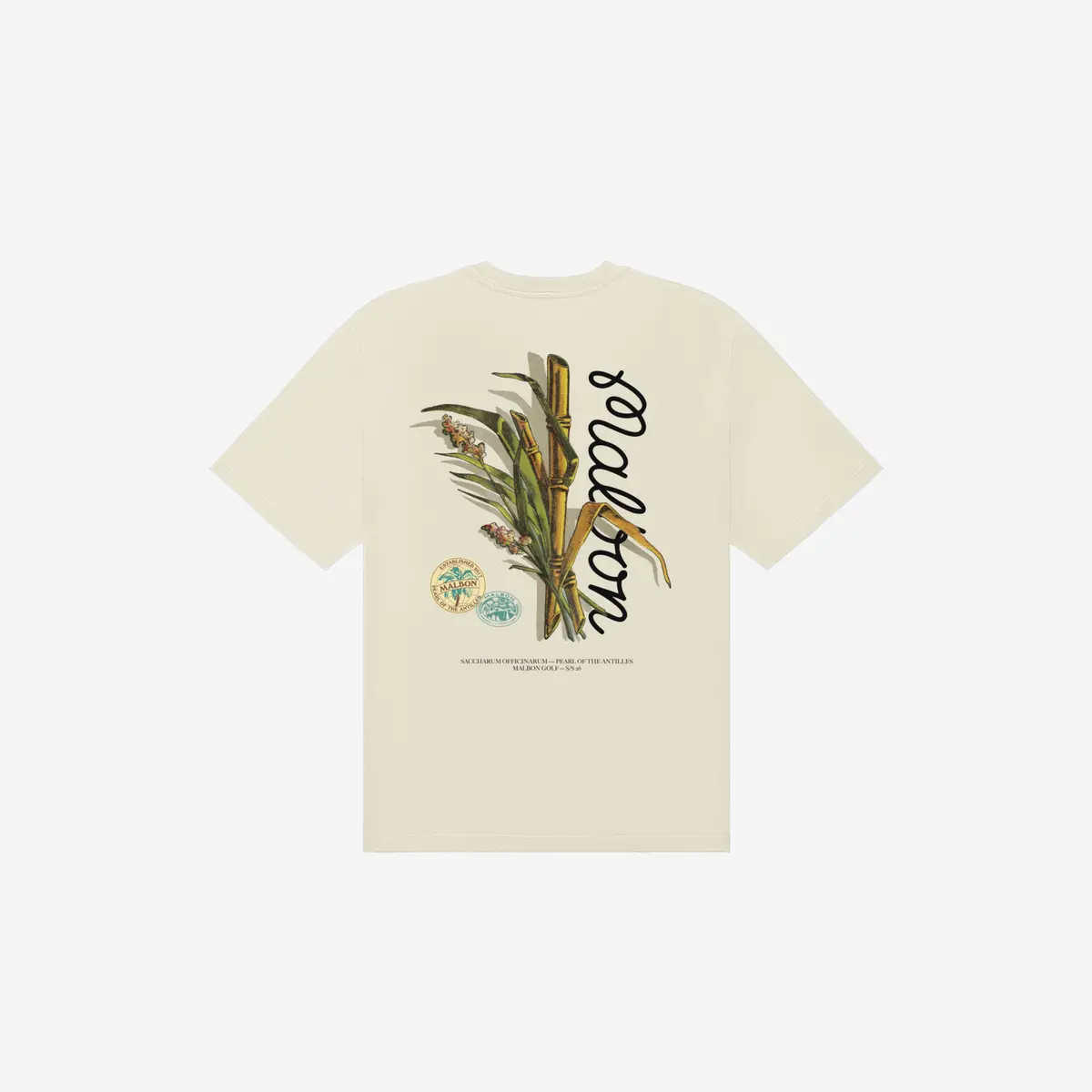 Malbon Bermuda Origin Tee Cream 1