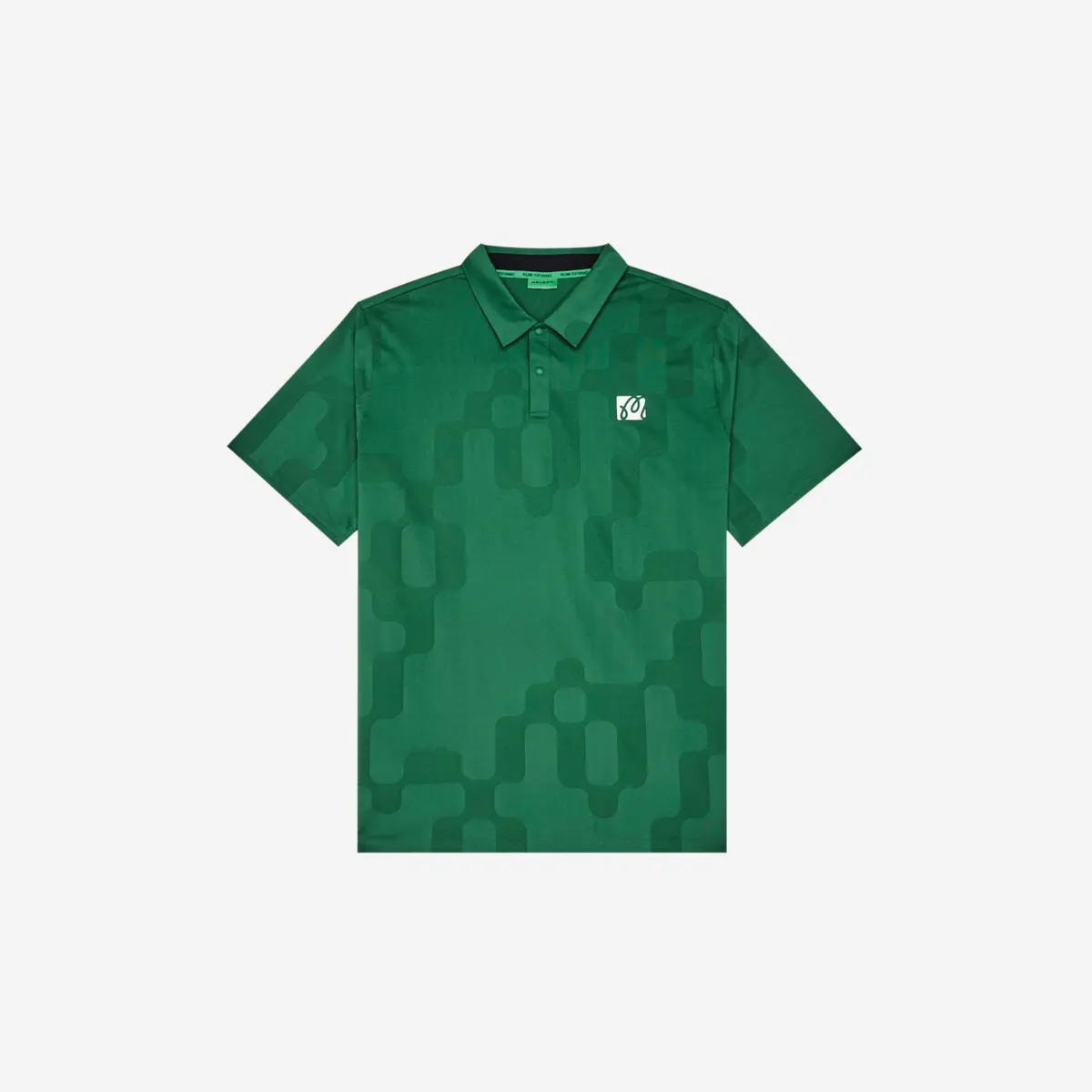 Malbon Performance Mesh Paneled Polo Eden 1