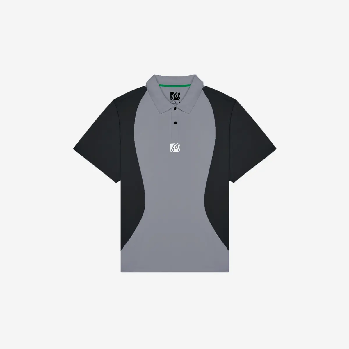 Malbon Performance Pique Polo Light Black / Black 1